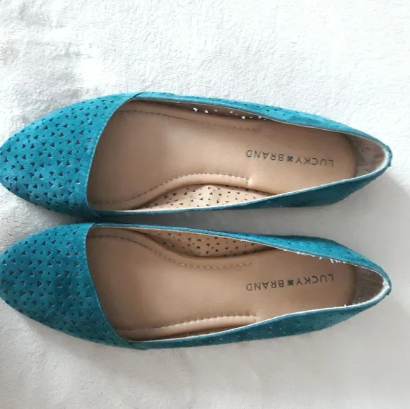 Lucky Brand Emerald Green Archh2 Flats - Picture 2 of 11